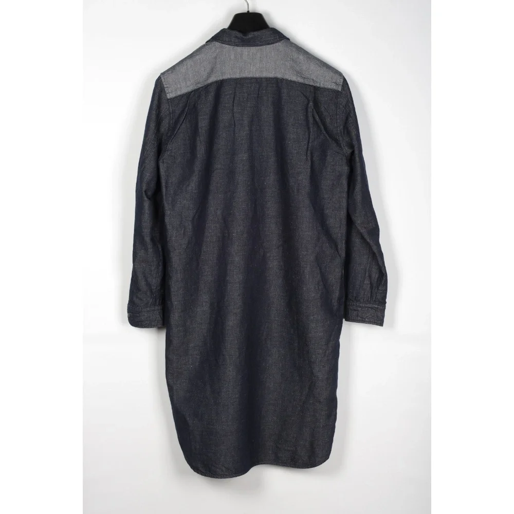GAP Denim 2 Tones Tunic Dress Size L - Picture 3 of 5